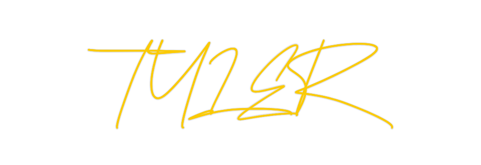 Custom Neon: TYLER
