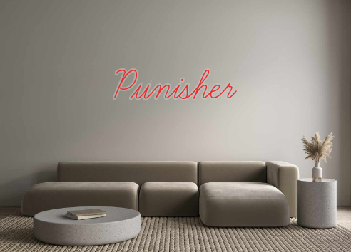 Custom Neon: Punisher