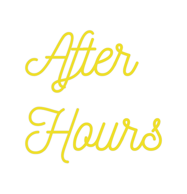 Custom Neon: After 
    Ho...