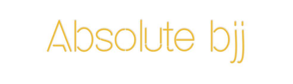 Custom Neon: Absolute bjj