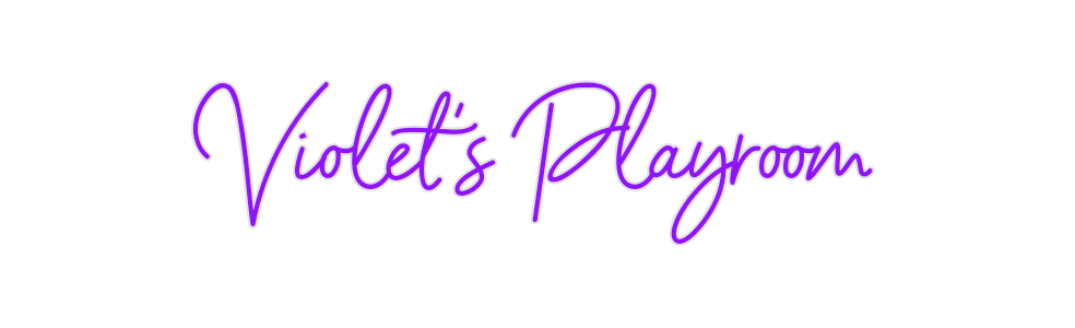 Custom Neon: Violet's Play...