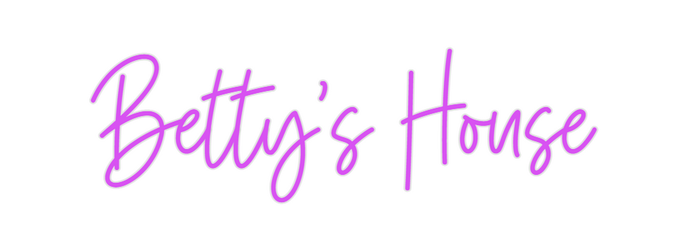 Custom Neon: Betty's House