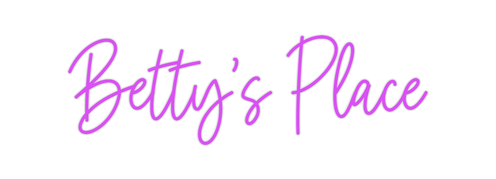 Custom Neon: Betty's Place