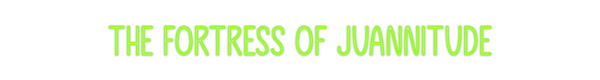 Custom Neon: The Fortress ...