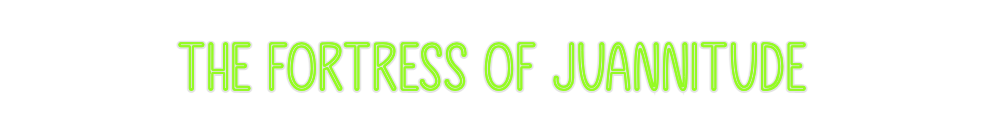 Custom Neon: The Fortress ...