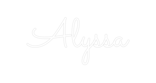 Custom Neon: Alyssa