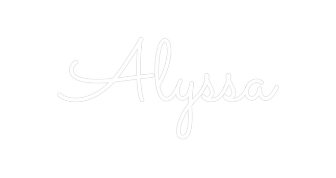 Custom Neon: Alyssa