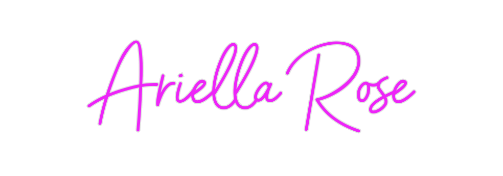 Custom Neon: Ariella Rose