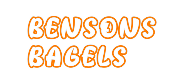 Custom Neon: BENSONS
BAGELS