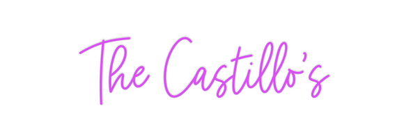 Custom Neon: The Castillo’s