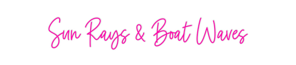 Custom Neon: Sun Rays & Bo...