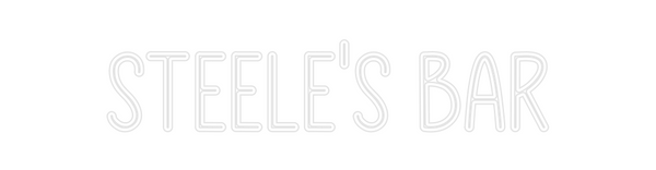 Custom Neon: Steele’s Bar