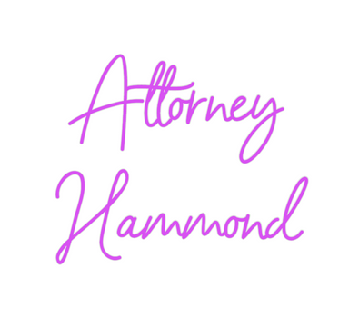 Custom Neon: Attorney 
Ham...