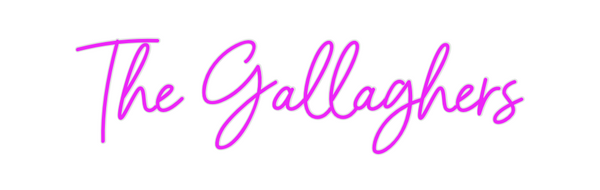 Custom Neon: The Gallaghers
