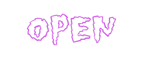 Custom Neon: OPEN