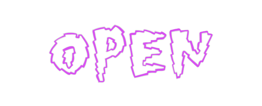 Custom Neon: OPEN