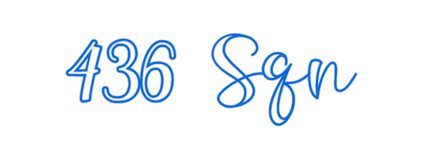 Custom Neon: 436 Sqn