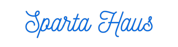 Custom Neon: Sparta Haus