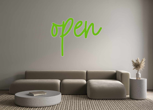 Custom Neon: open