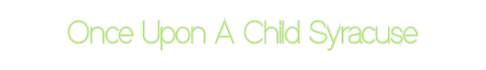 Custom Neon: Once Upon A C...