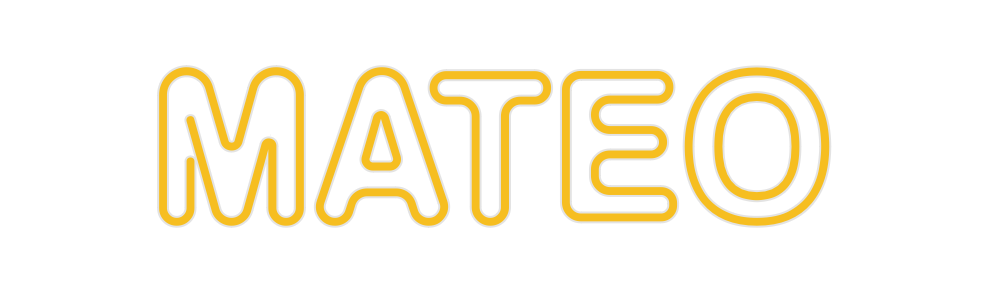 Custom Neon: Mateo