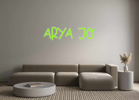 Custom Neon: Arya Jo