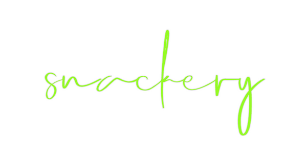 Custom Neon: snackery