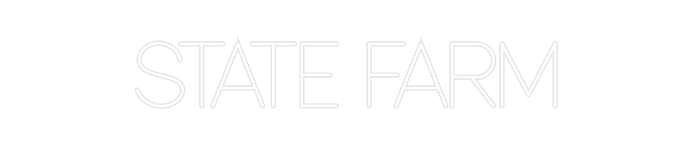 Custom Neon: STATE FARM