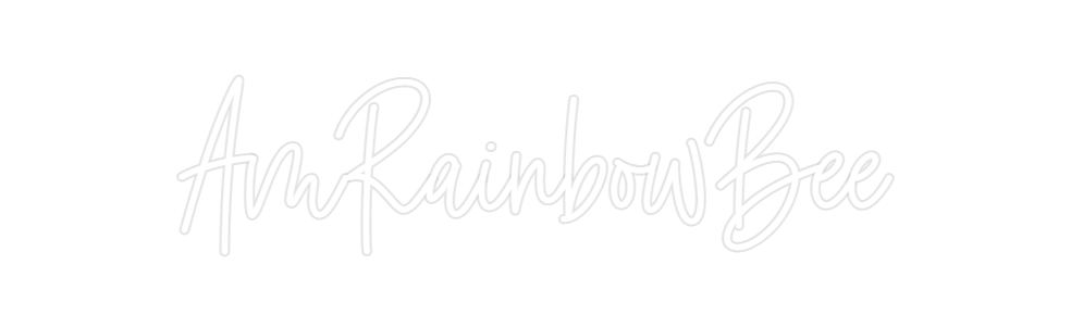 Custom Neon: AmRainbowBee