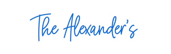 Custom Neon: The Alexander's