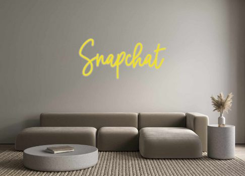 Custom Neon: Snapchat