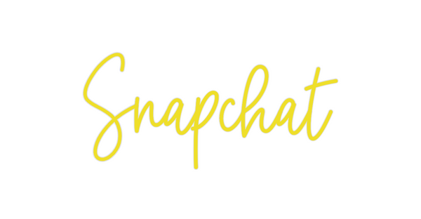 Custom Neon: Snapchat