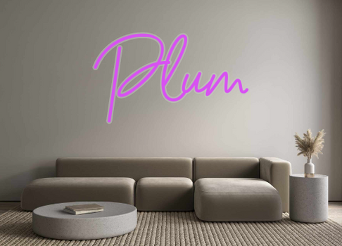 Custom Neon: Plum