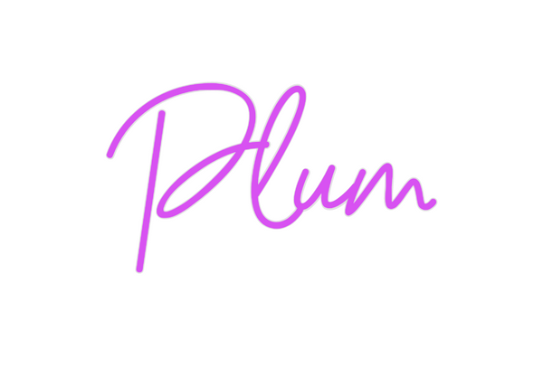 Custom Neon: Plum