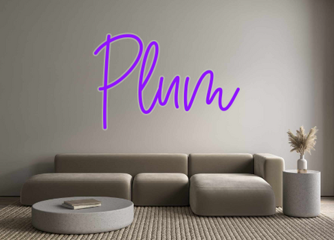 Custom Neon: Plum