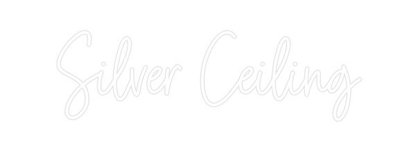 Custom Neon: Silver Ceiling