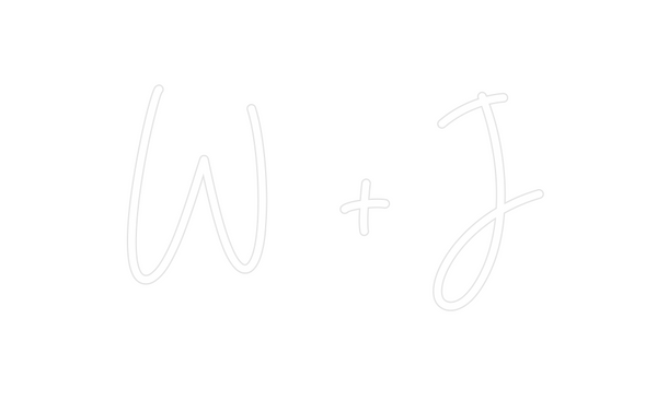 Custom Neon: W + J