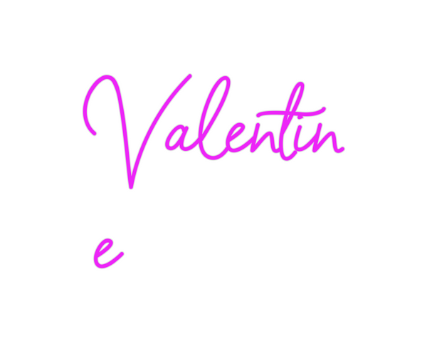 Custom Neon: Valentin
e