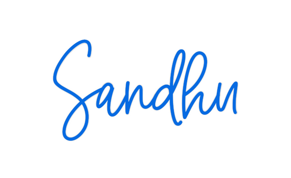 Custom Neon: Sandhu