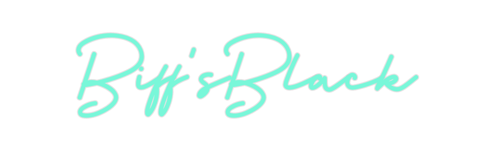 Custom Neon: Biff'sBlack
