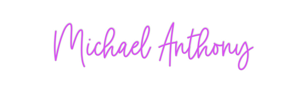 Custom Neon: Michael Antho...
