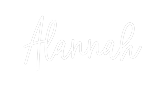Custom Neon: Alannah