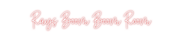 Custom Neon: Rays Boom Boo...