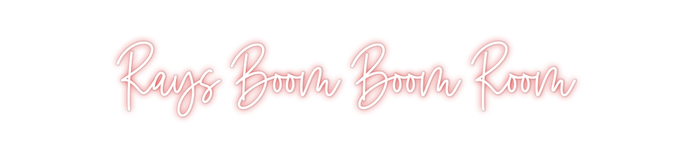 Custom Neon: Rays Boom Boo...
