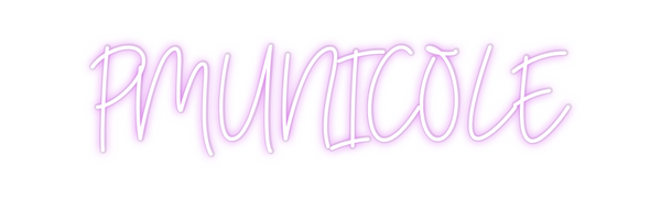 Custom Neon: PMUNICOLE