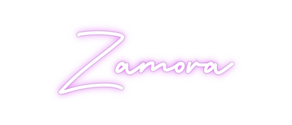 Custom Neon: Zamora