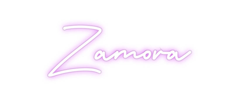 Custom Neon: Zamora