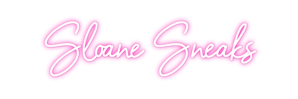 Custom Neon: Sloane Sneaks