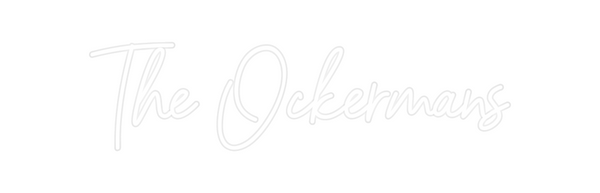 Custom Neon: The Ockermans