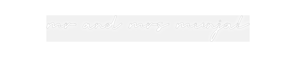 Custom Neon: mr and mrs mu...